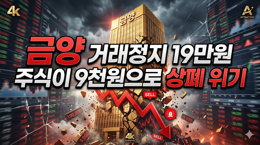 금양 거래정지 상폐