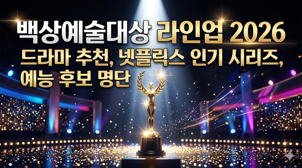 백상예술대상 라인업