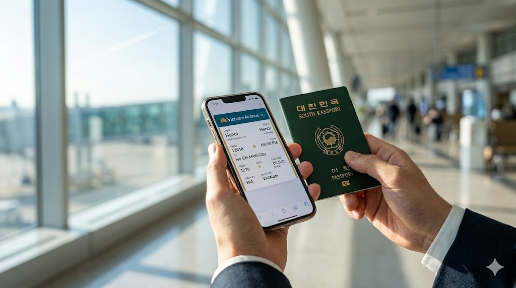 베트남항공 여권 영문명 변경1