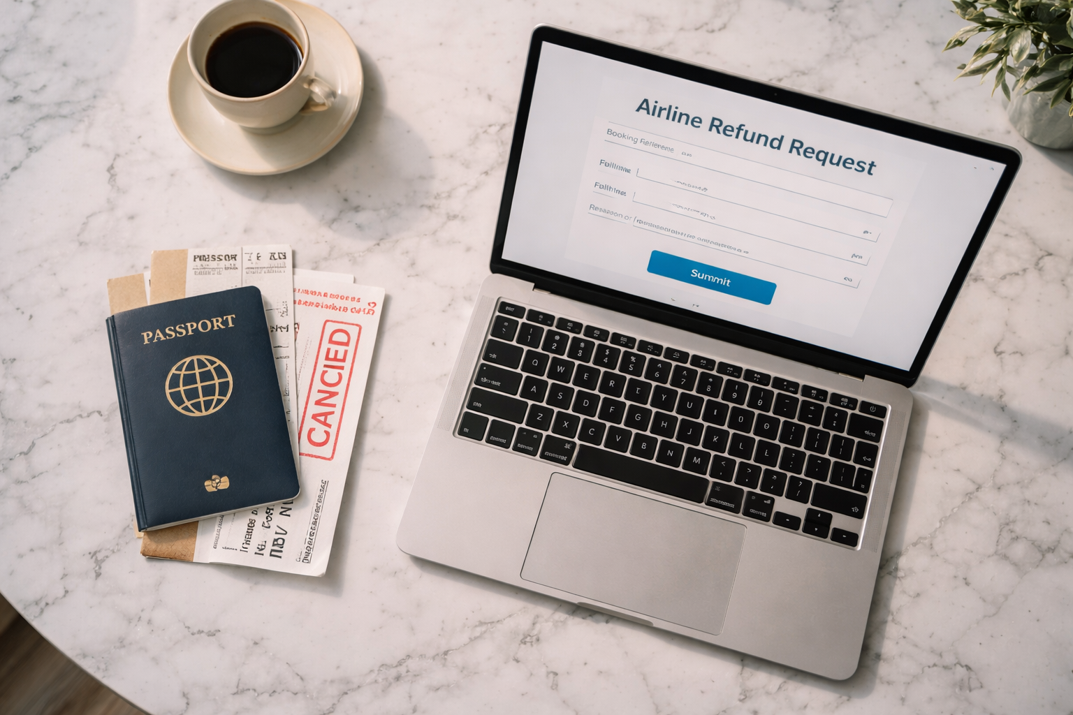 여행 취소 처리 중