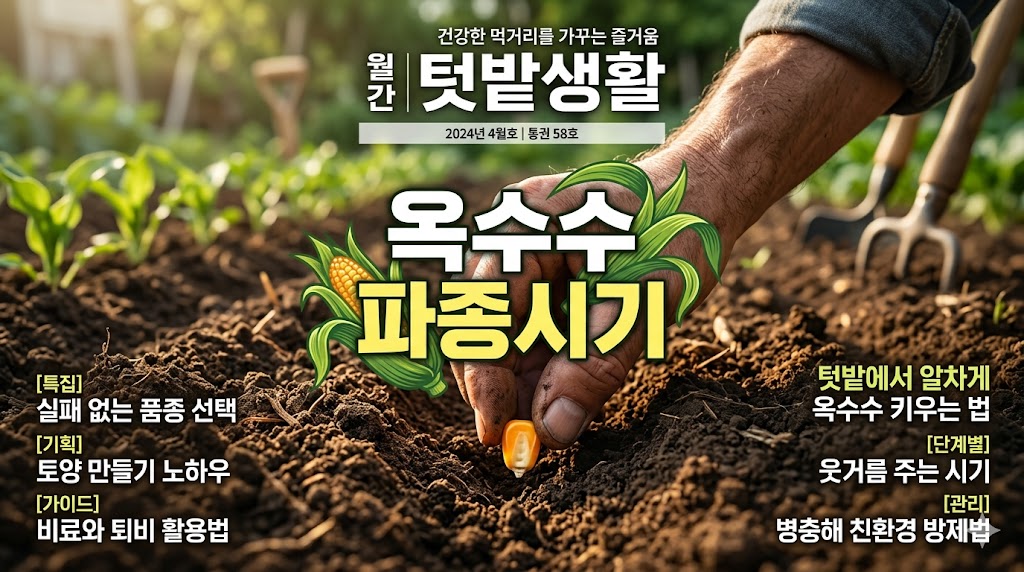 옥수수 파종시기