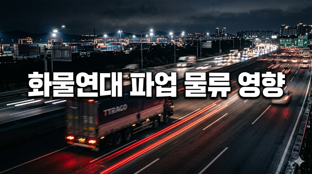 화물연대 파업 물류 영향